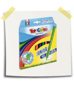 Pennarelli Junior Toy Color punta Fine - Conf. da 12 pezzi