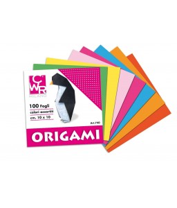Carta per origami cm.10x10 - 100ff.