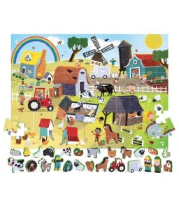 Farm Gigant Playset - Con tanti personaggi e soggetti 3D