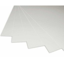 Cartoncino didattico bianco gr.380 - Dimensioni cm. 25x35 - Conf. da 10 fogli