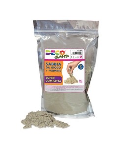 Confezione 1 kg. sabbia speciale compatta + formine