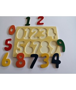 Puzzle in legno Numeri -...