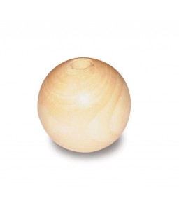Perle in legno forate ø mm.50 - Conf. da 2 pezzi