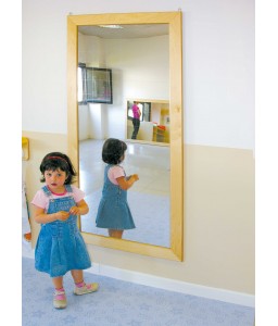 Specchio infrangibile di sicurezza in materiale acrilico﻿ quadrettato cm. 65x150
