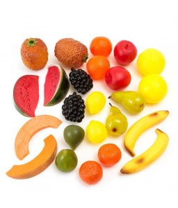Frutta mista grandezza naturale - Conf. da 24 pezzi