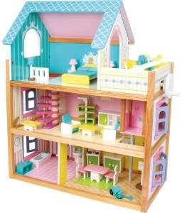 Casa delle bambole «Residence» - Dimensioni cm. 60x30x74