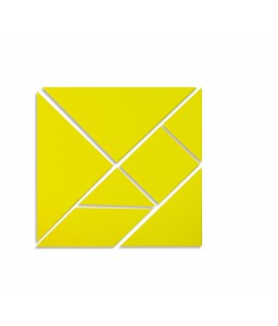 Grande tangram scuola totale 7 pezzi - Dimensioni cm. 18x18